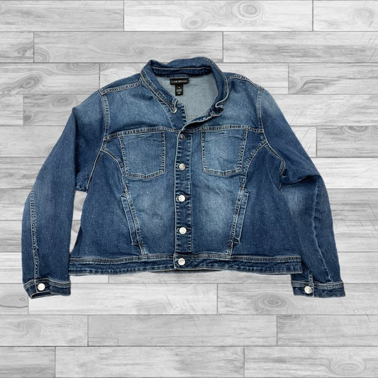 Jacket Denim By Lane Bryant In Blue Denim, Size: 28