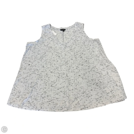Top Sleeveless By Lane Bryant In White, Size: 22