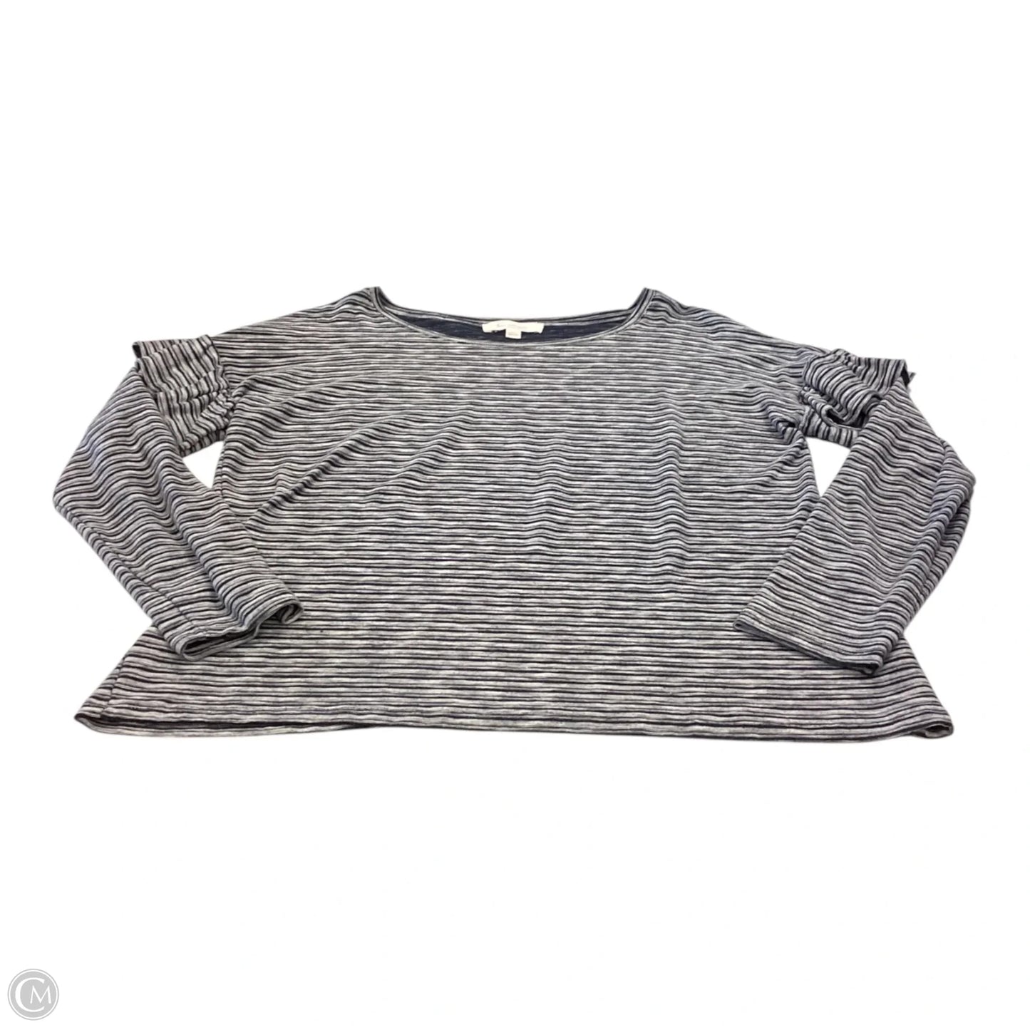 Top Long Sleeve By Vince Camuto In Striped Pattern, Size: L