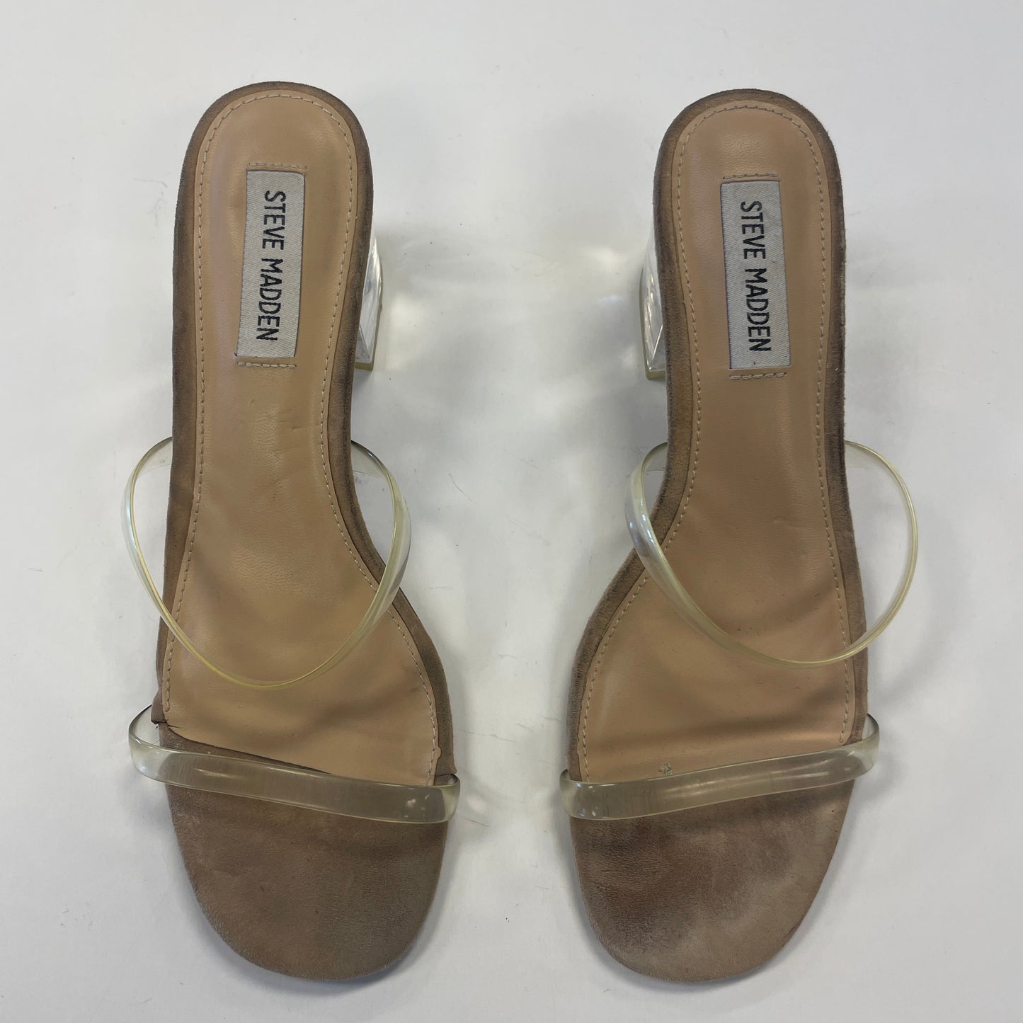 Shoes Heels Block By Steve Madden In Tan, Size: 7.5