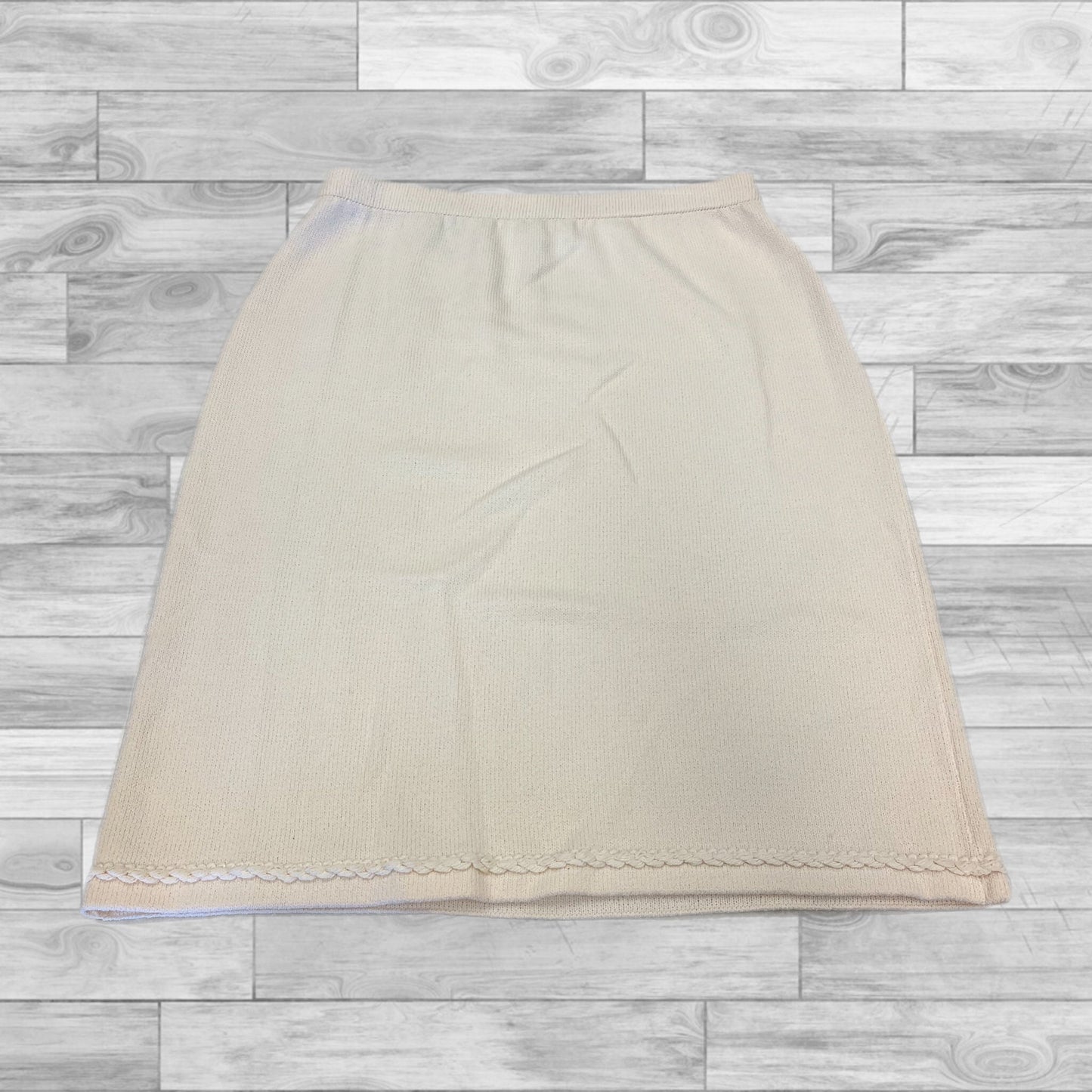 Skirt Luxury Designer By St John Collection In Tan, Size: 10