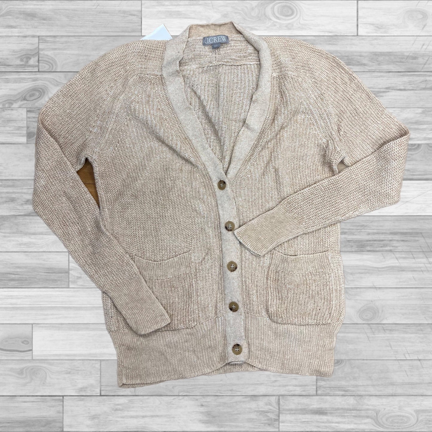 Cardigan By J. Crew In Tan, Size: S