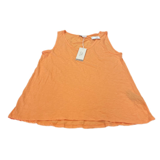 Top Sleeveless By Not Your Daughters Jeans In Orange, Size: M