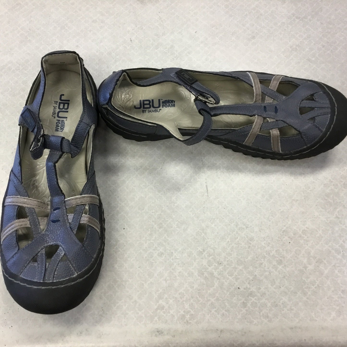 Shoes Flats By Jbu By Jambu In Blue, Size: 8