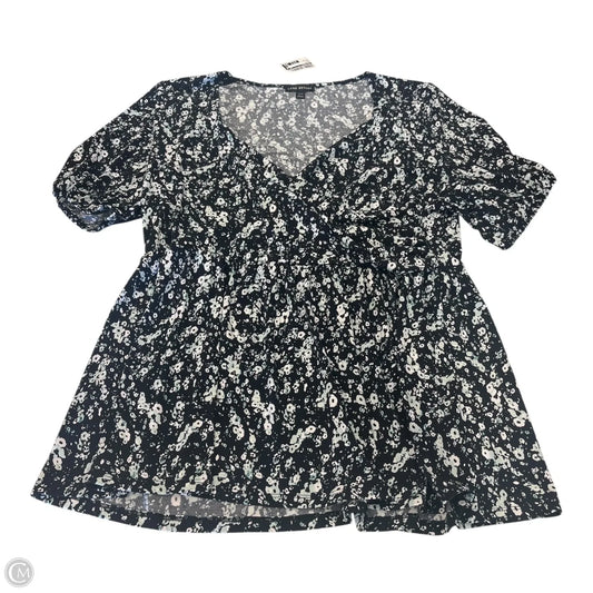 Top Short Sleeve By Lane Bryant In Multi-colored, Size: 18