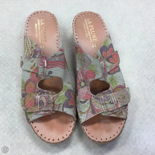 Shoes Heels Wedge By Cmb In Pink, Size: 10.5