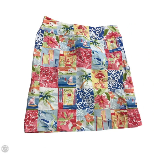 Skirt Mini & Short By Talbots In Multi-colored, Size: 8