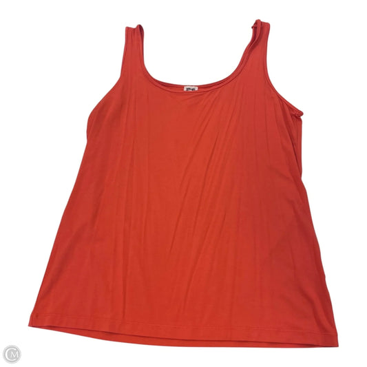 Top Sleeveless By Anne Klein In Orange, Size: Xl
