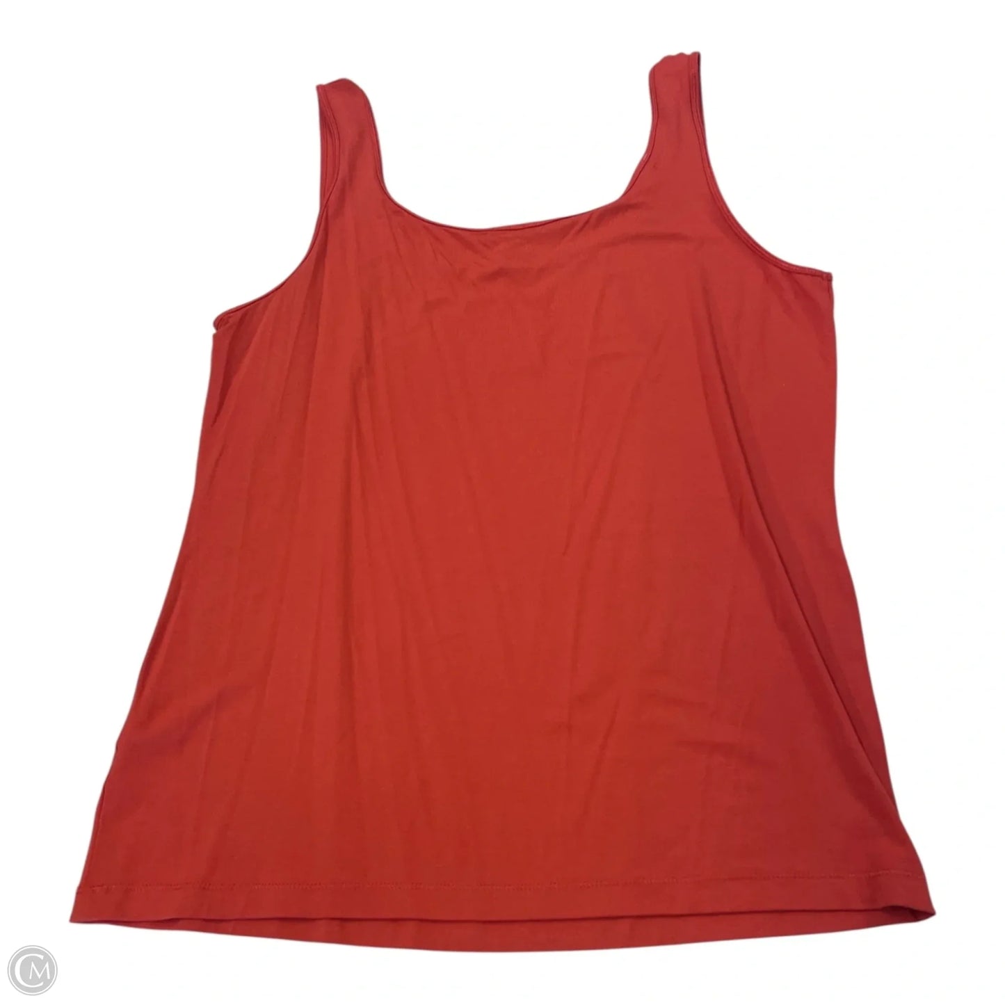 Top Sleeveless By Anne Klein In Orange, Size: Xl