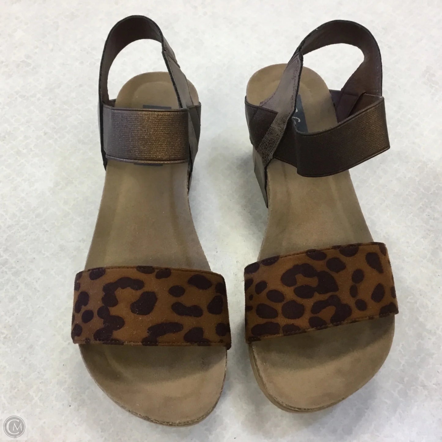 Shoes Heels Wedge By Natural Reflections In Animal Print, Size: 8