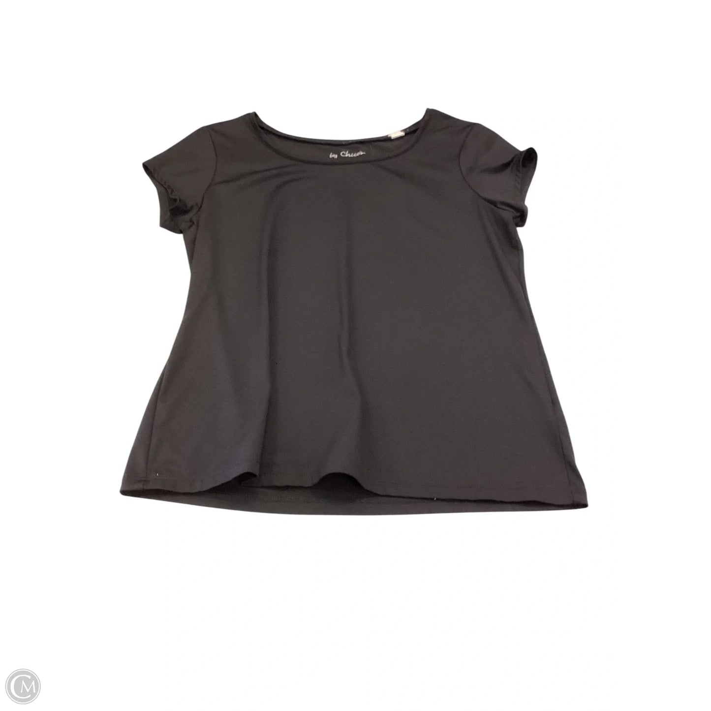 Top Short Sleeve Basic By Chicos In Black, Size: M