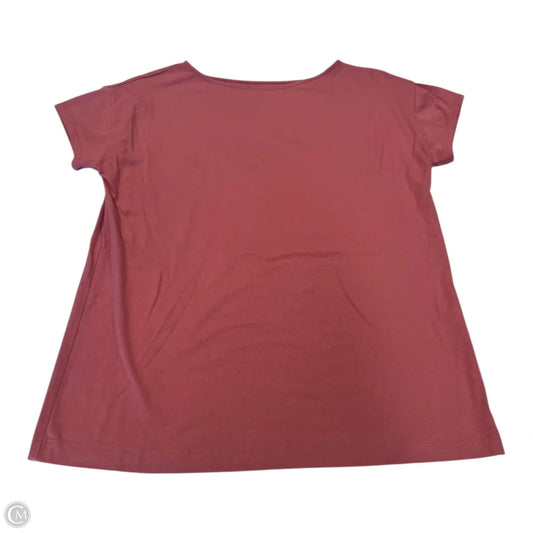Top Short Sleeve By J. Jill In Pink, Size: Xs