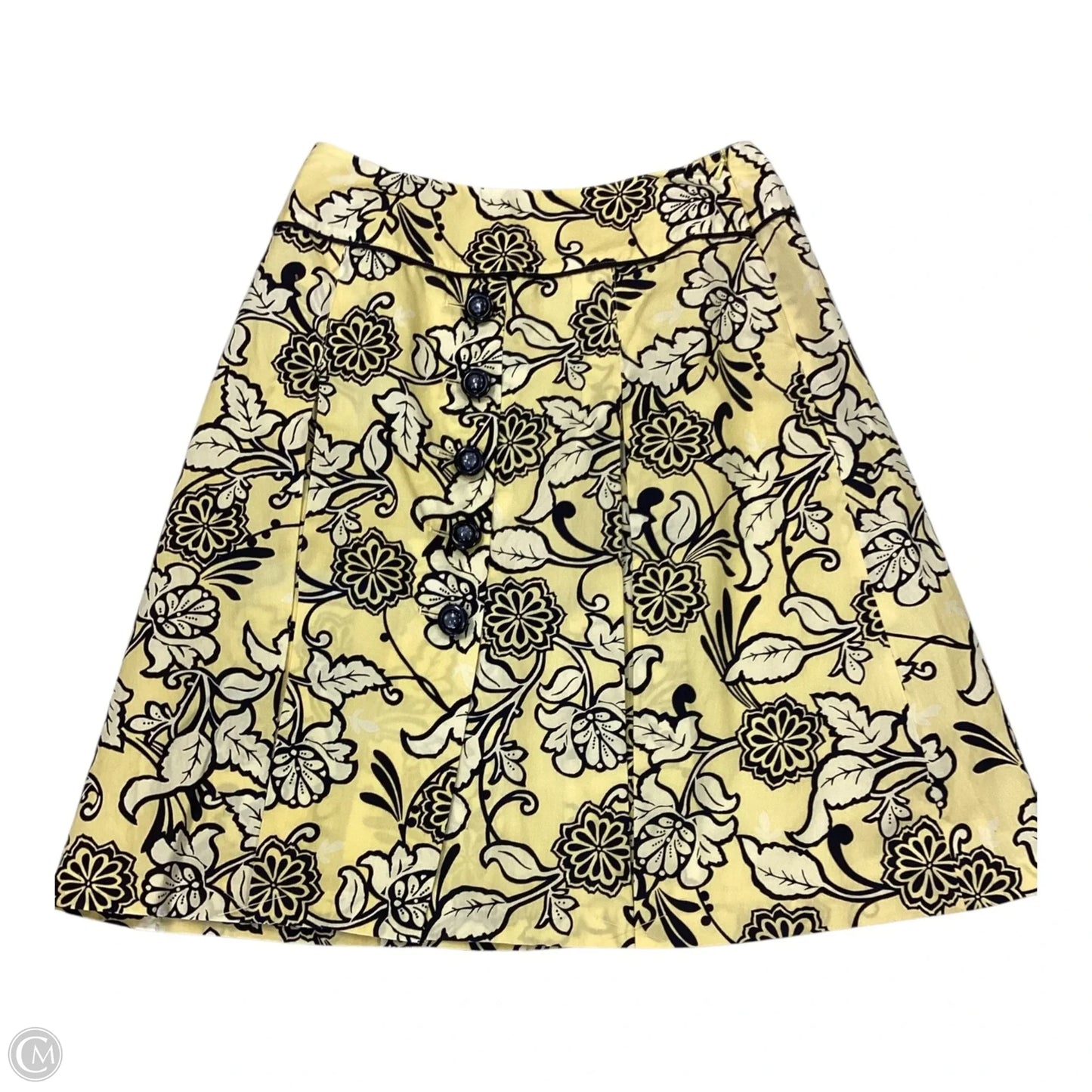 Skirt Mini & Short By Talbots In Yellow, Size: 6petite