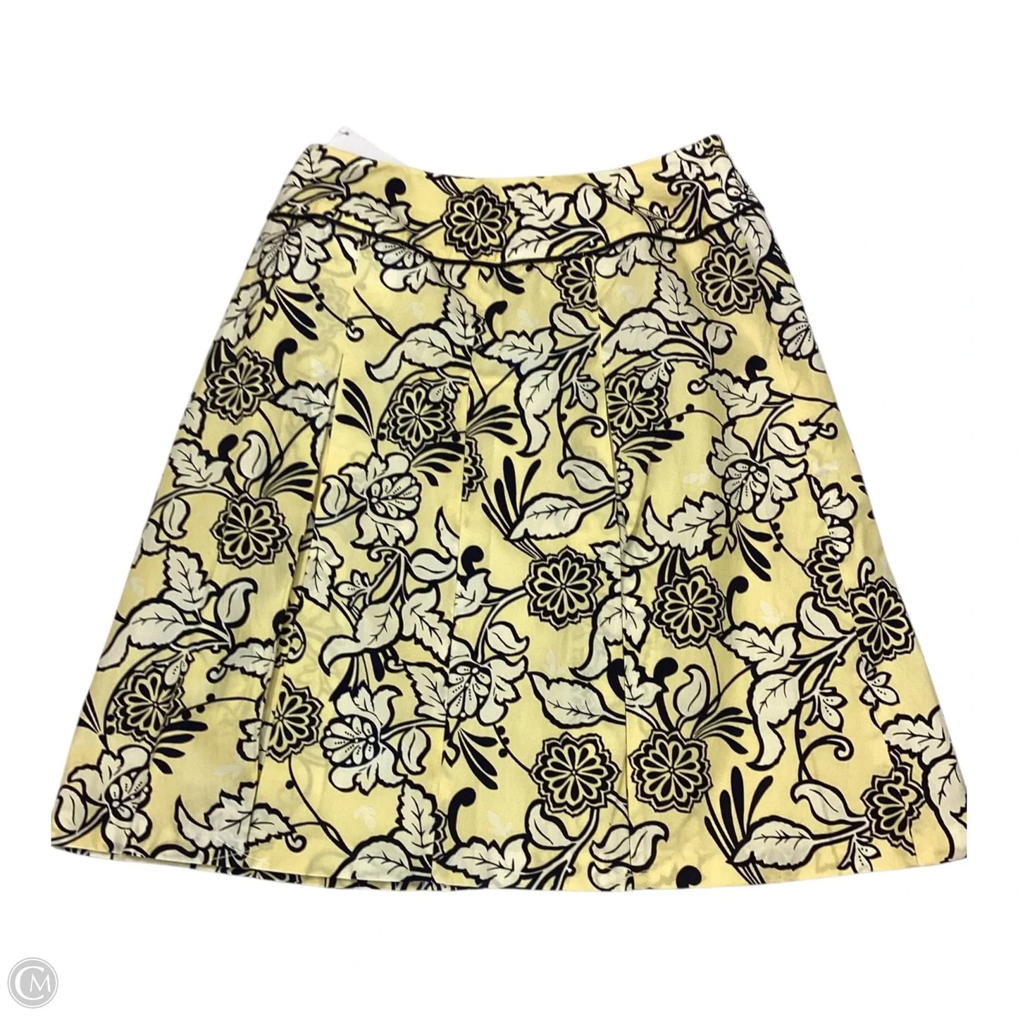 Skirt Mini & Short By Talbots In Yellow, Size: 6petite
