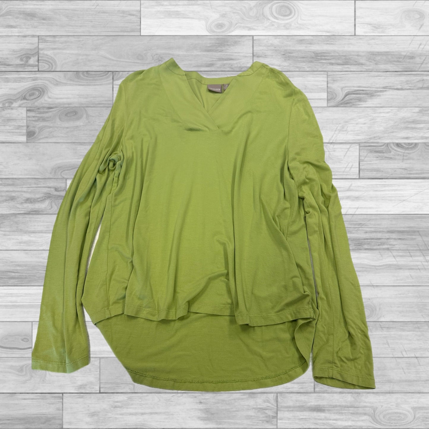 Top Long Sleeve By Chicos In Green, Size: 2