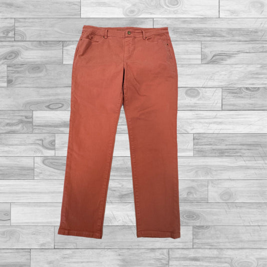 Pants Ankle By Soft Surroundings In Orange, Size: 12