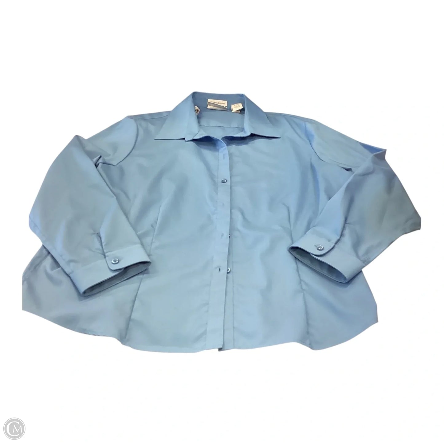 Top Long Sleeve By Clothes Mentor In Blue, Size: 18