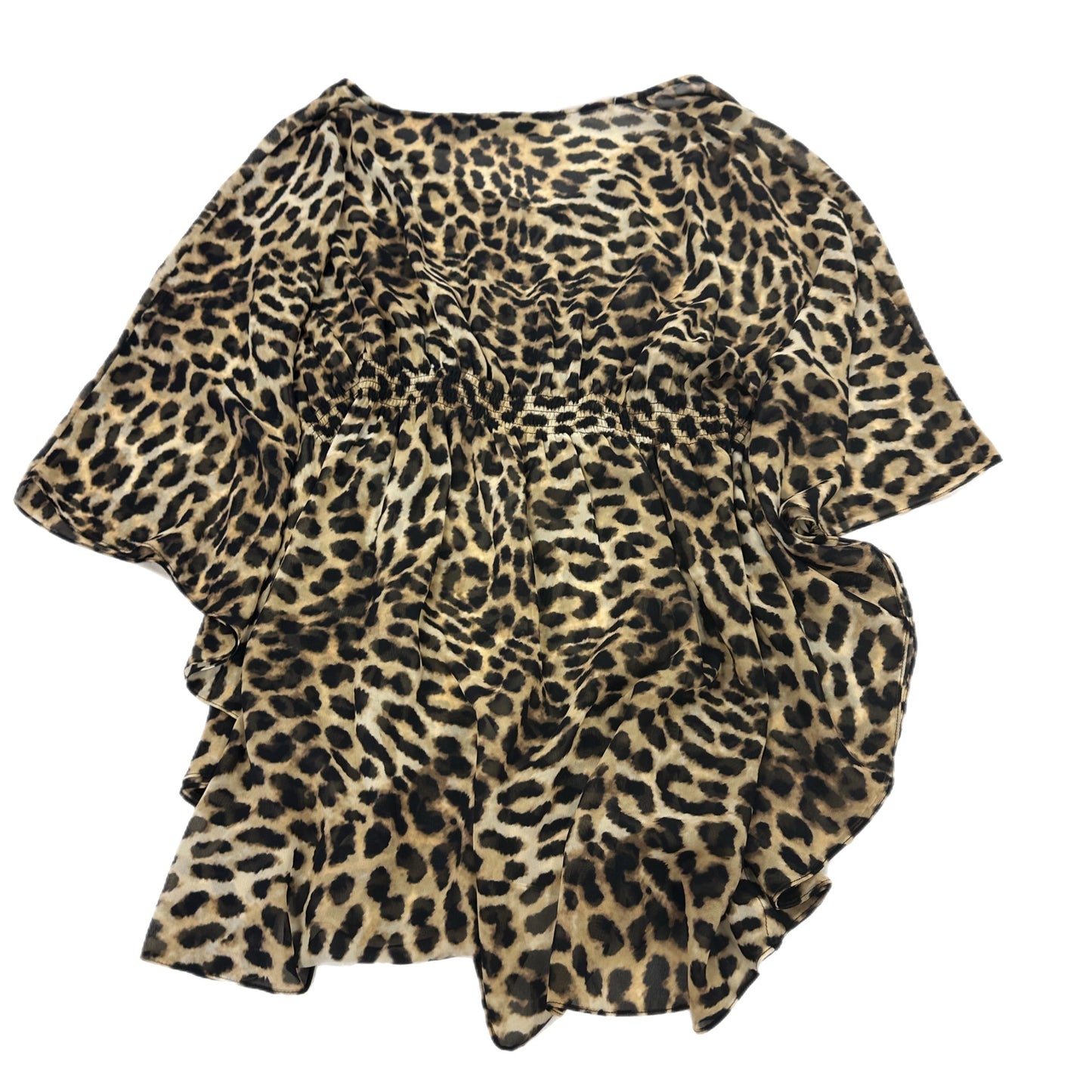 Top Short Sleeve By Inc In Animal Print, Size: 8