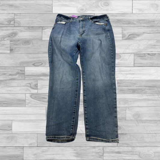 Jeans Straight By Old Navy In Blue Denim, Size: 16