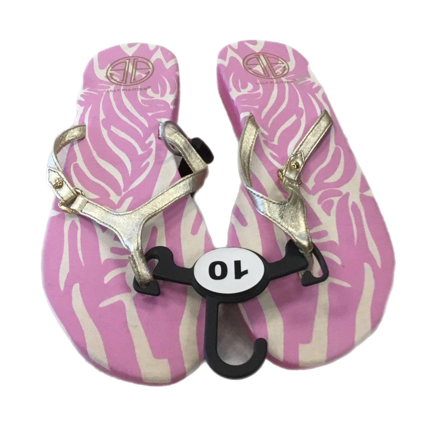 Sandals Flip Flops By Lilly Pulitzer In Pink, Size: 10.5