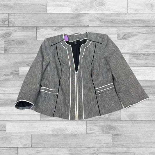 Blazer By White House Black Market In Grey, Size: 12