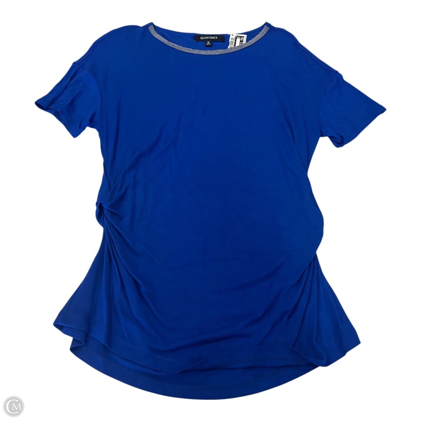 Top Short Sleeve By Ellen Tracy In Blue, Size: M