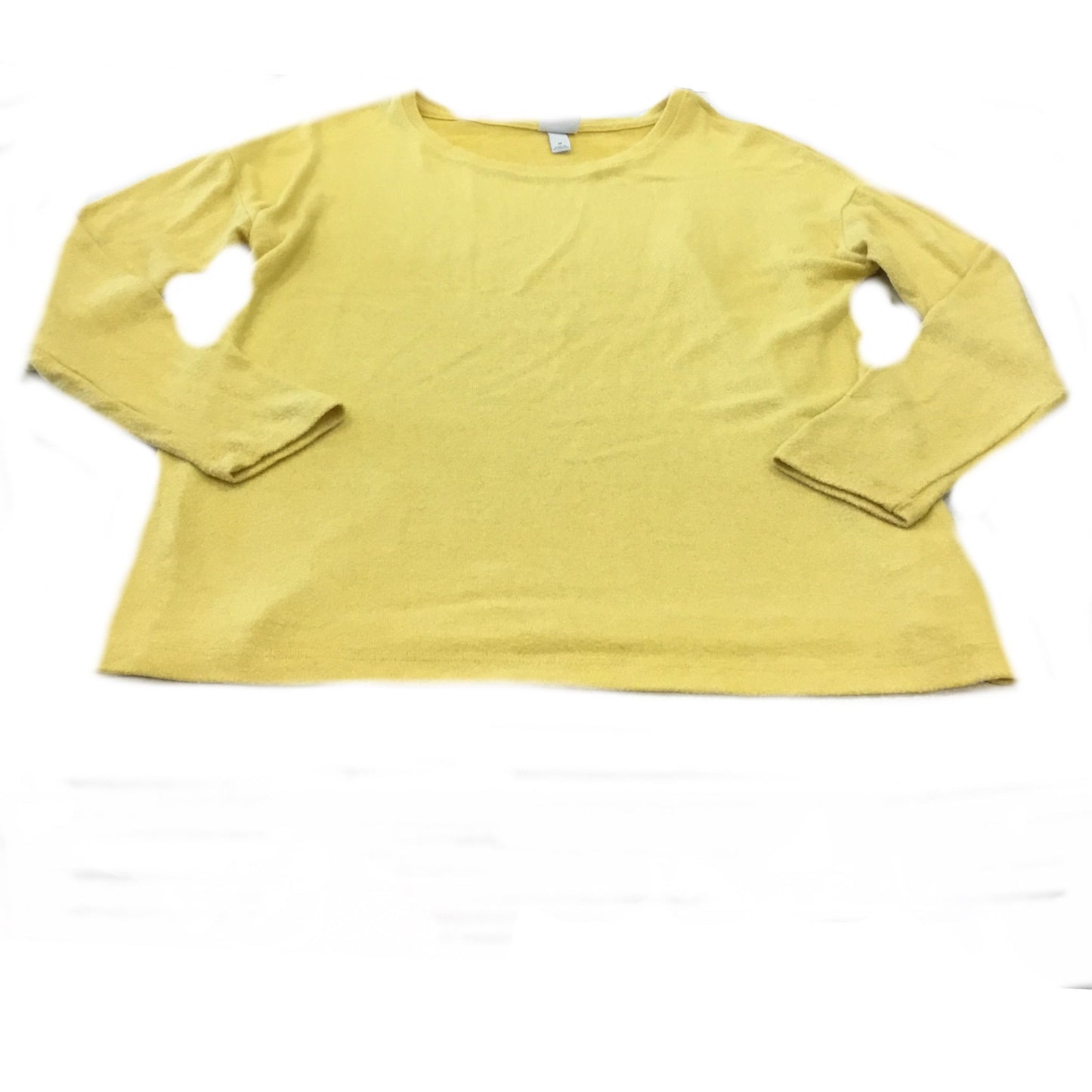 Top Long Sleeve By A New Day In Yellow, Size: M