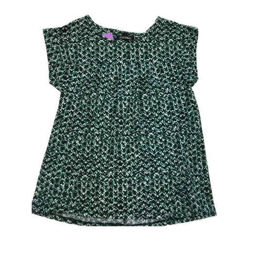 Top Short Sleeve By Roz And Ali In Green, Size: Xs