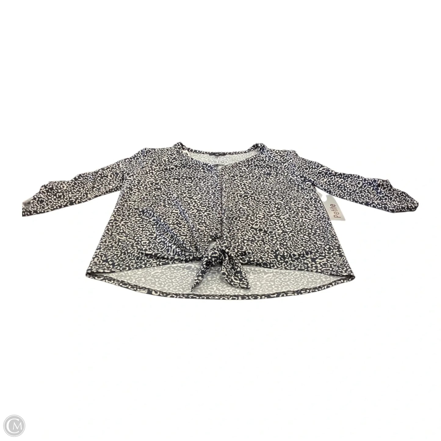 Top Short Sleeve By Clothes Mentor In Green, Size: Petite   S