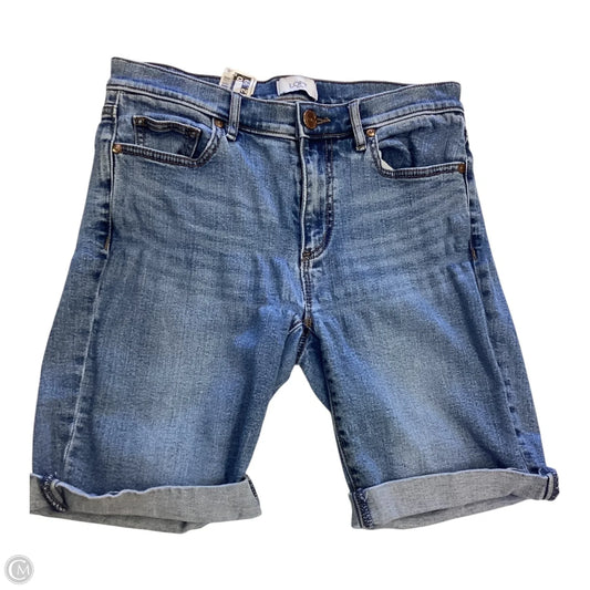 Shorts By Loft In Blue Denim, Size: 0
