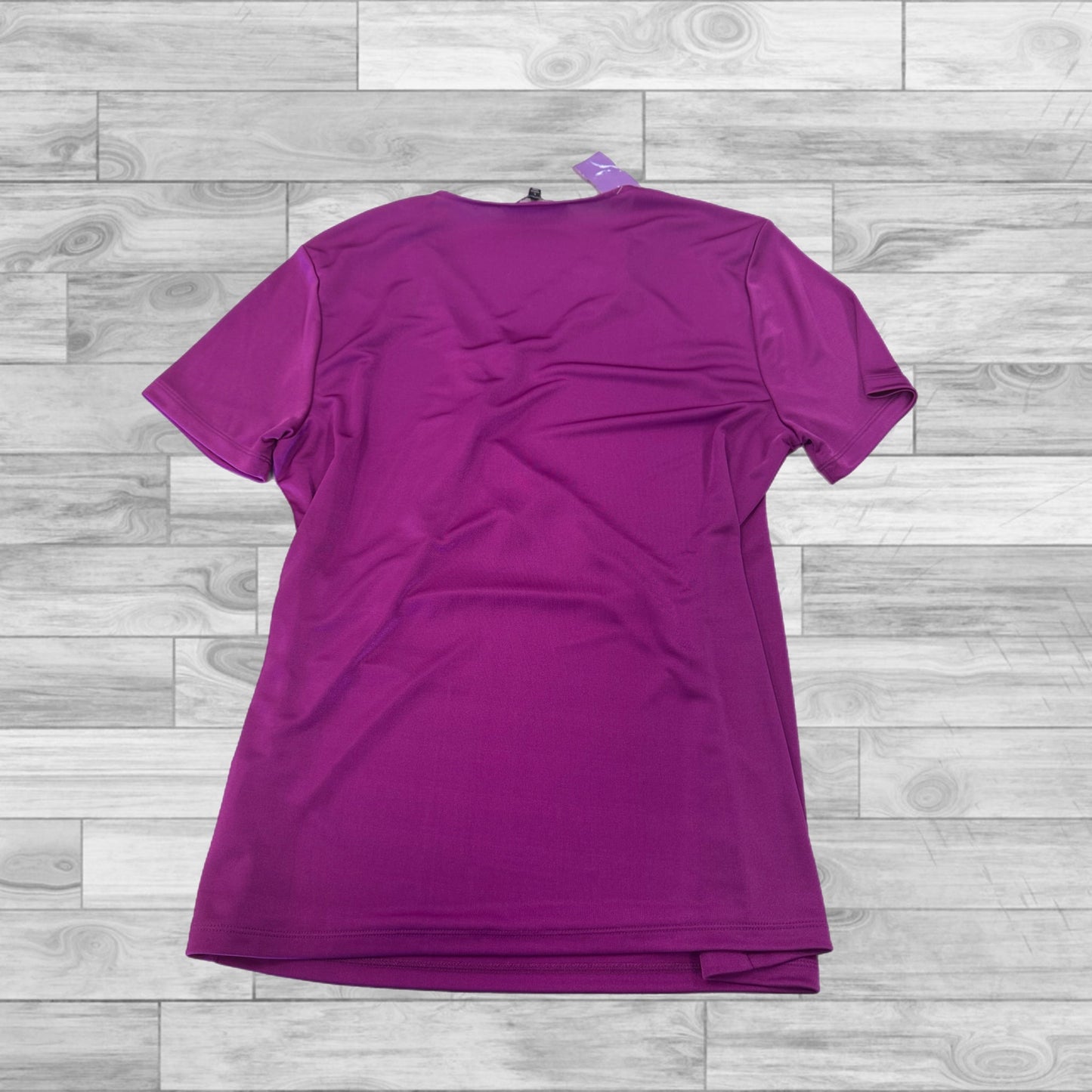 Purple Top Short Sleeve Jones New York, Size L