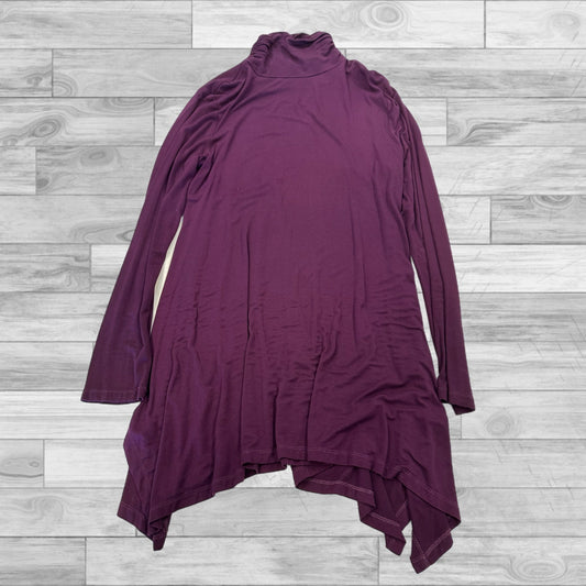 Top Long Sleeve By Soft Surroundings In Purple, Size: M