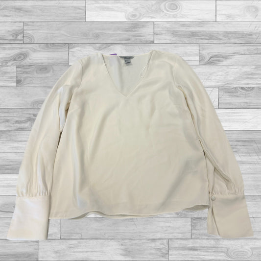 Top Long Sleeve By H&m In Cream, Size: 4