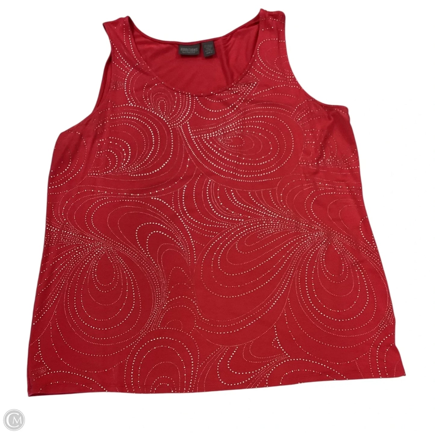 Tank Top By Chicos In Red, Size: 3-XL
