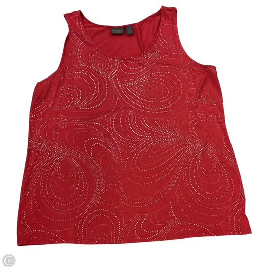 Tank Top By Chicos In Red, Size: 3-XL