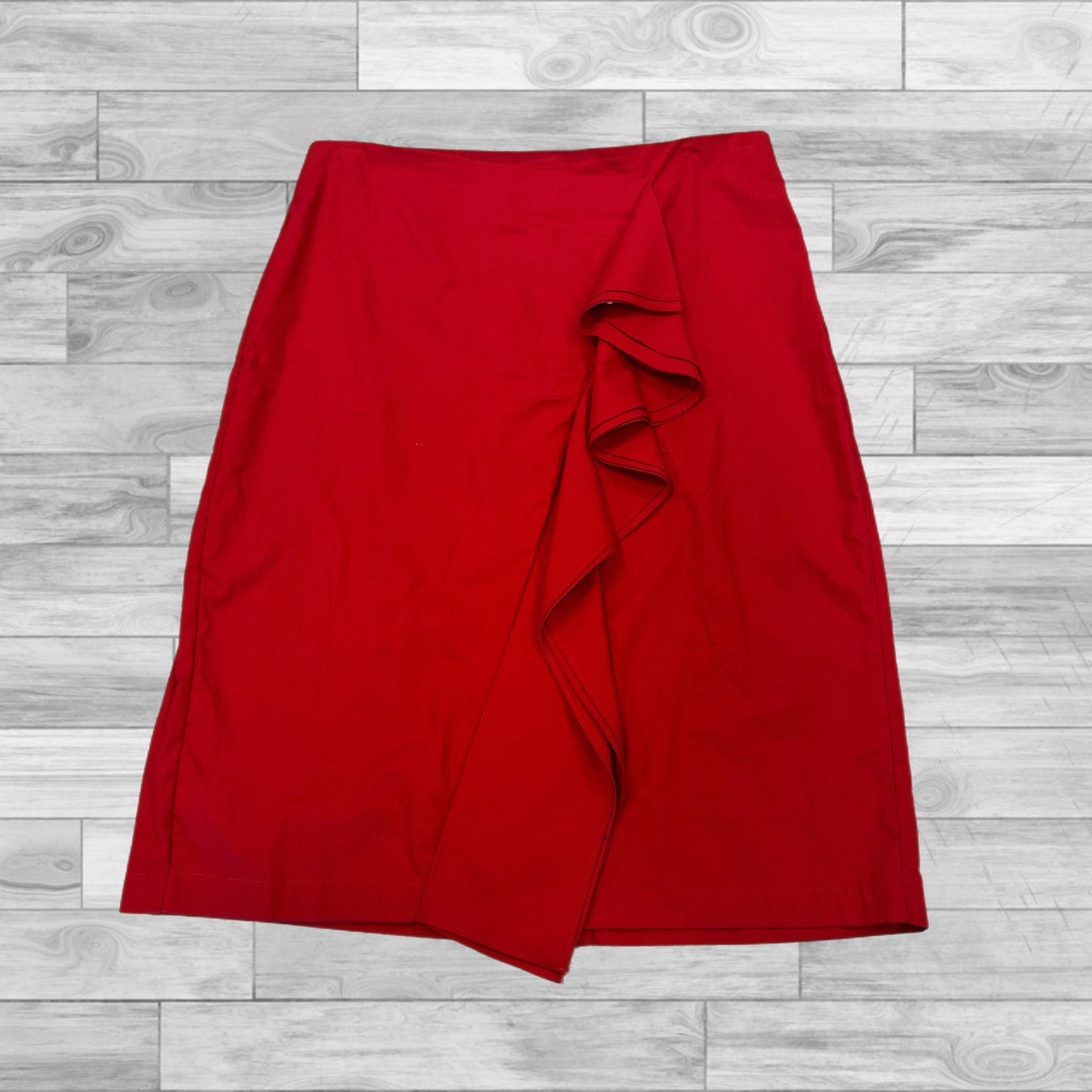 Skirt Midi By Clothes Mentor In Red, Size: 0