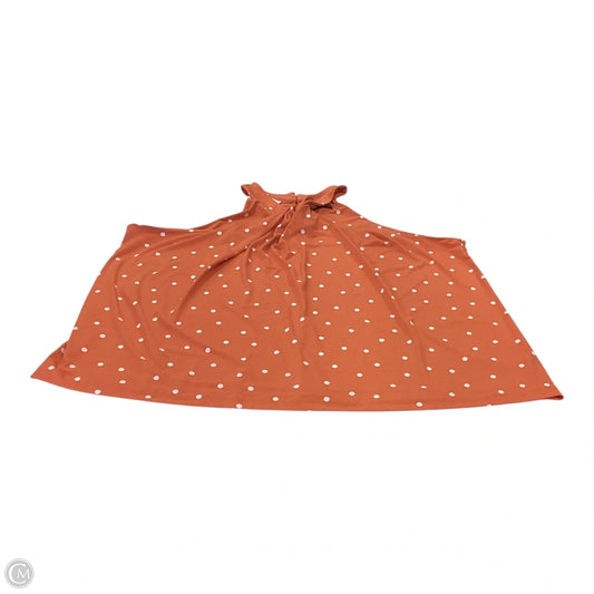 Top Sleeveless By Lane Bryant In Orange, Size: 3x