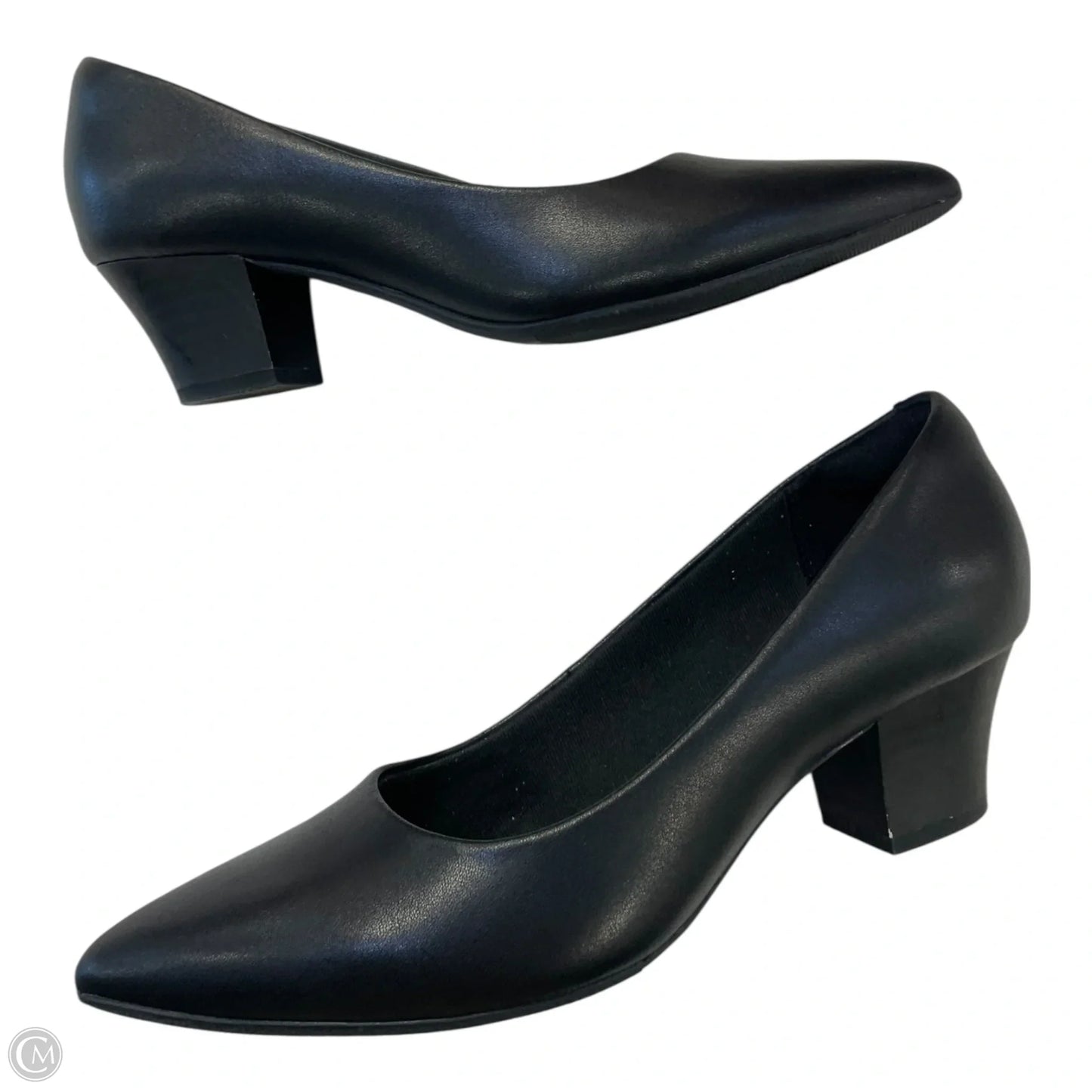 Shoes Heels Block By Clarks In Black, Size: 8.5