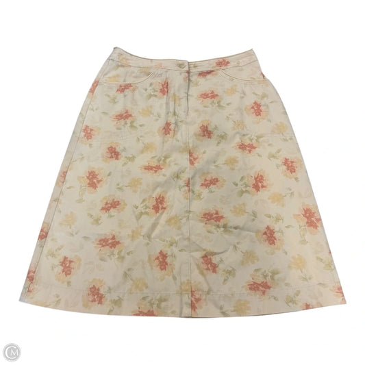 Skirt Mini & Short By J. Jill In Yellow, Size: 6petite
