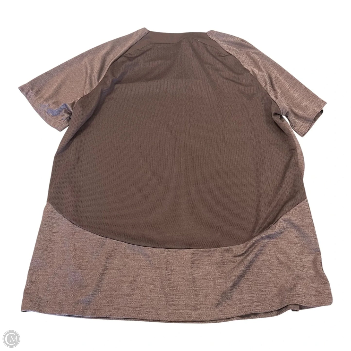 Athletic Top Short Sleeve By Nike In Brown, Size: Xxl