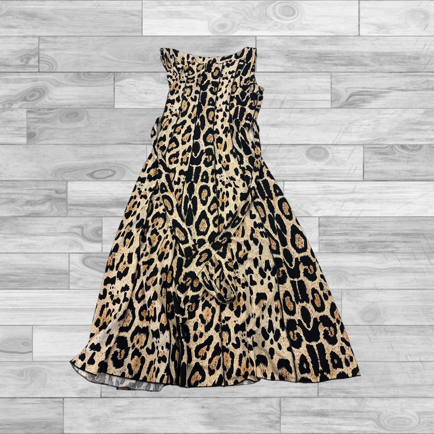 Leopard Print Dress Casual Short Voir Voir, Size 8