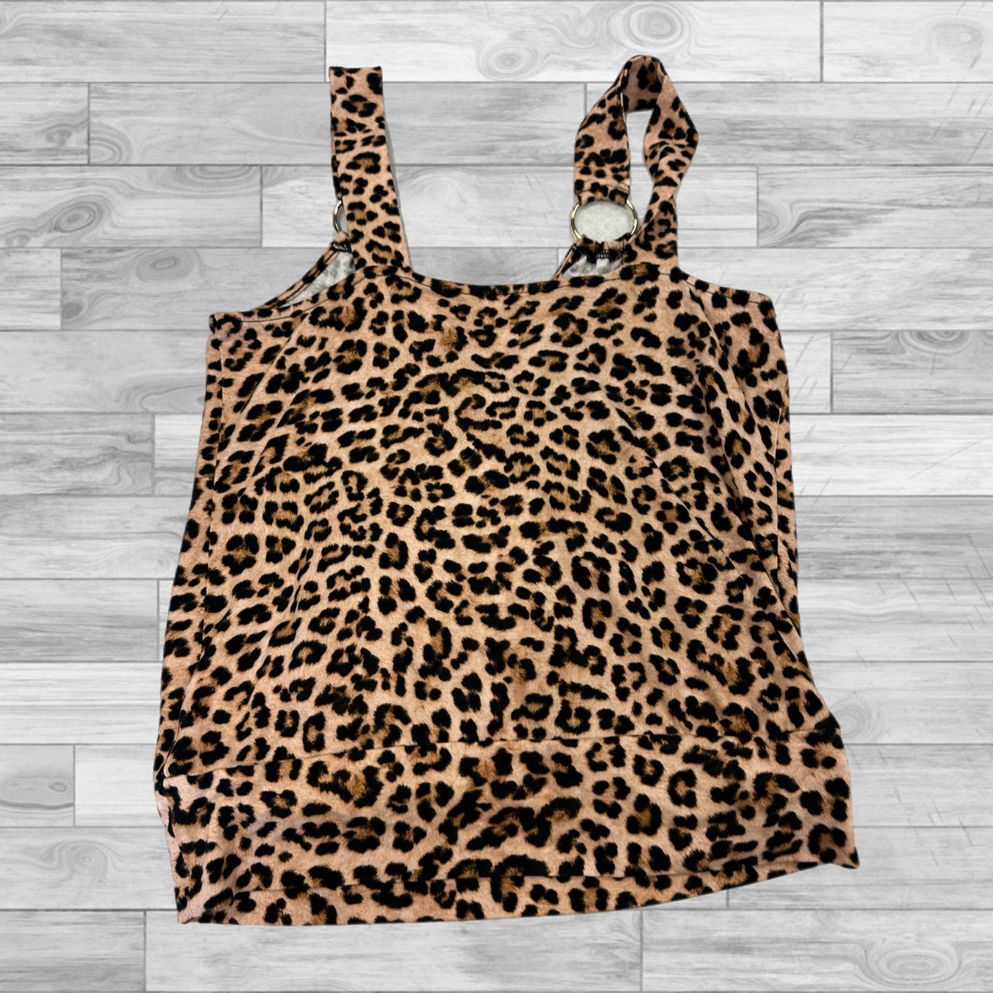 Top Sleeveless By Inc In Animal Print, Size: Xs