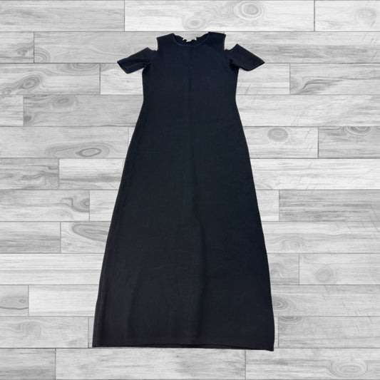 Black Dress Casual Midi Michael By Michael Kors, Size M