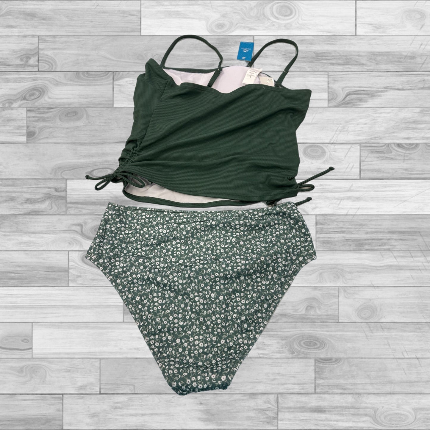 Swimsuit 2pc By Cupshe In Green, Size: L