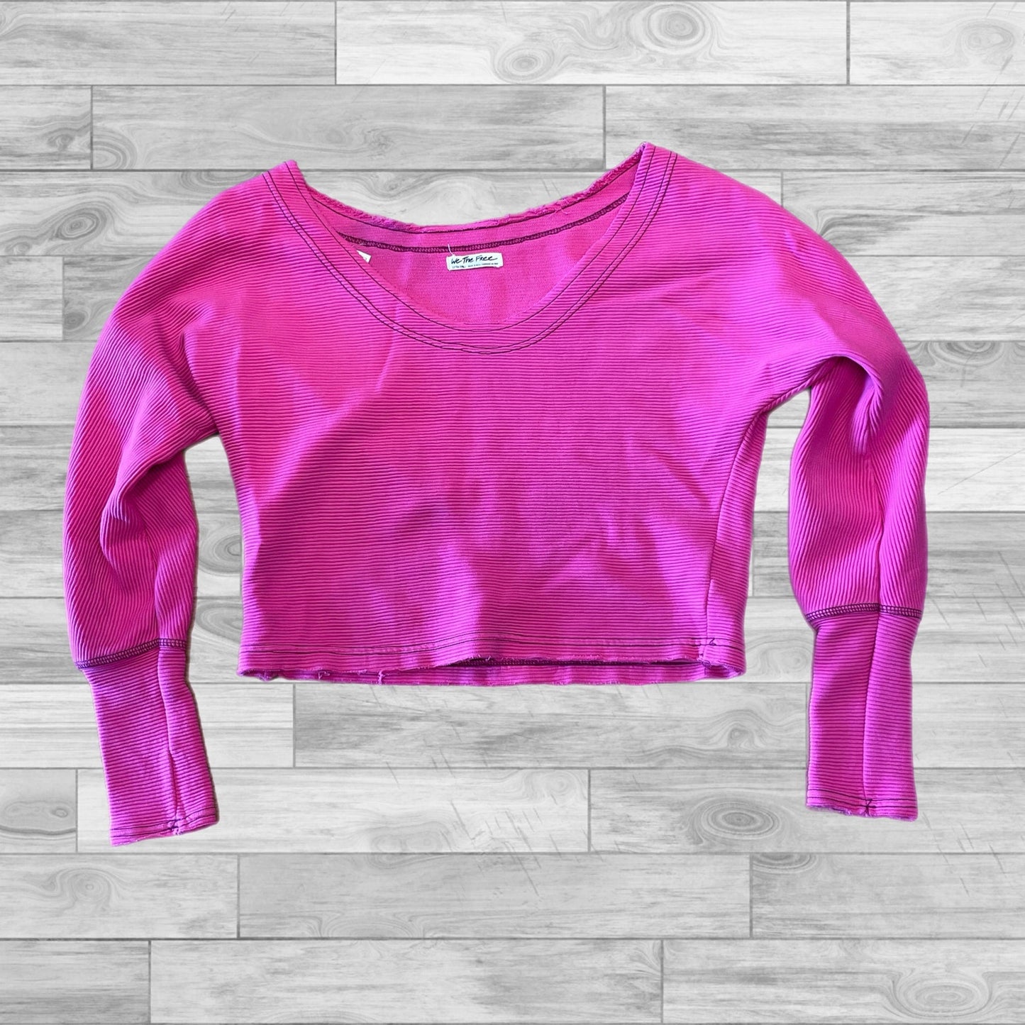 Sweatshirt Crewneck By Free People In Pink, Size: Xs