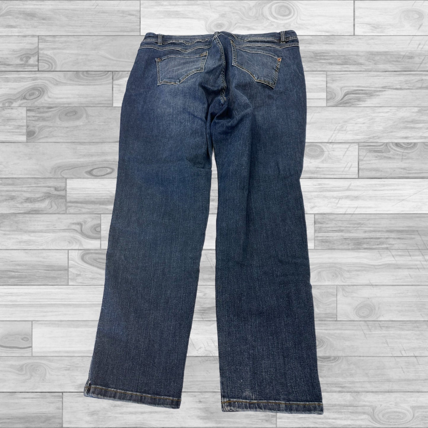 Jeans Boyfriend By White House Black Market In Blue Denim, Size: 16