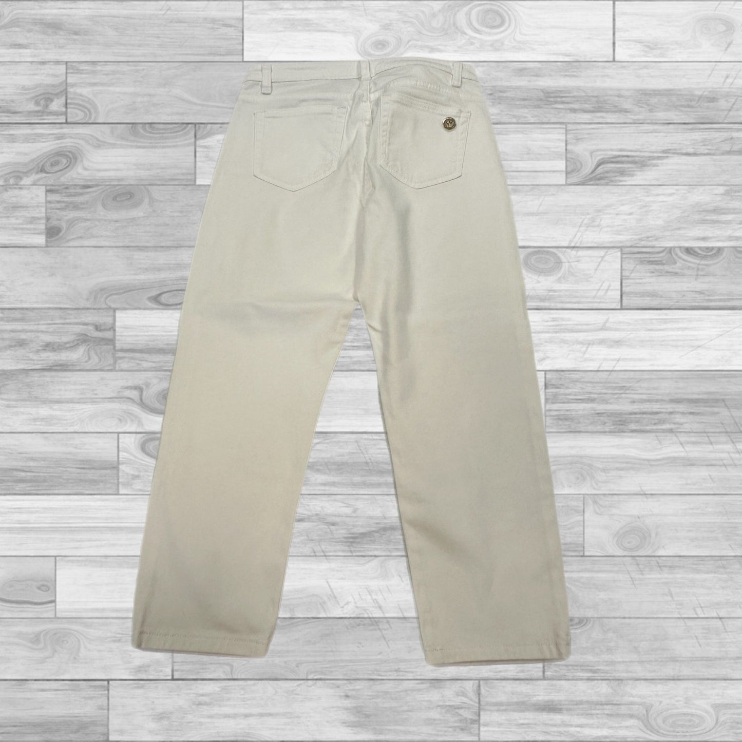 Pants Cropped By Michael By Michael Kors In White, Size: 8