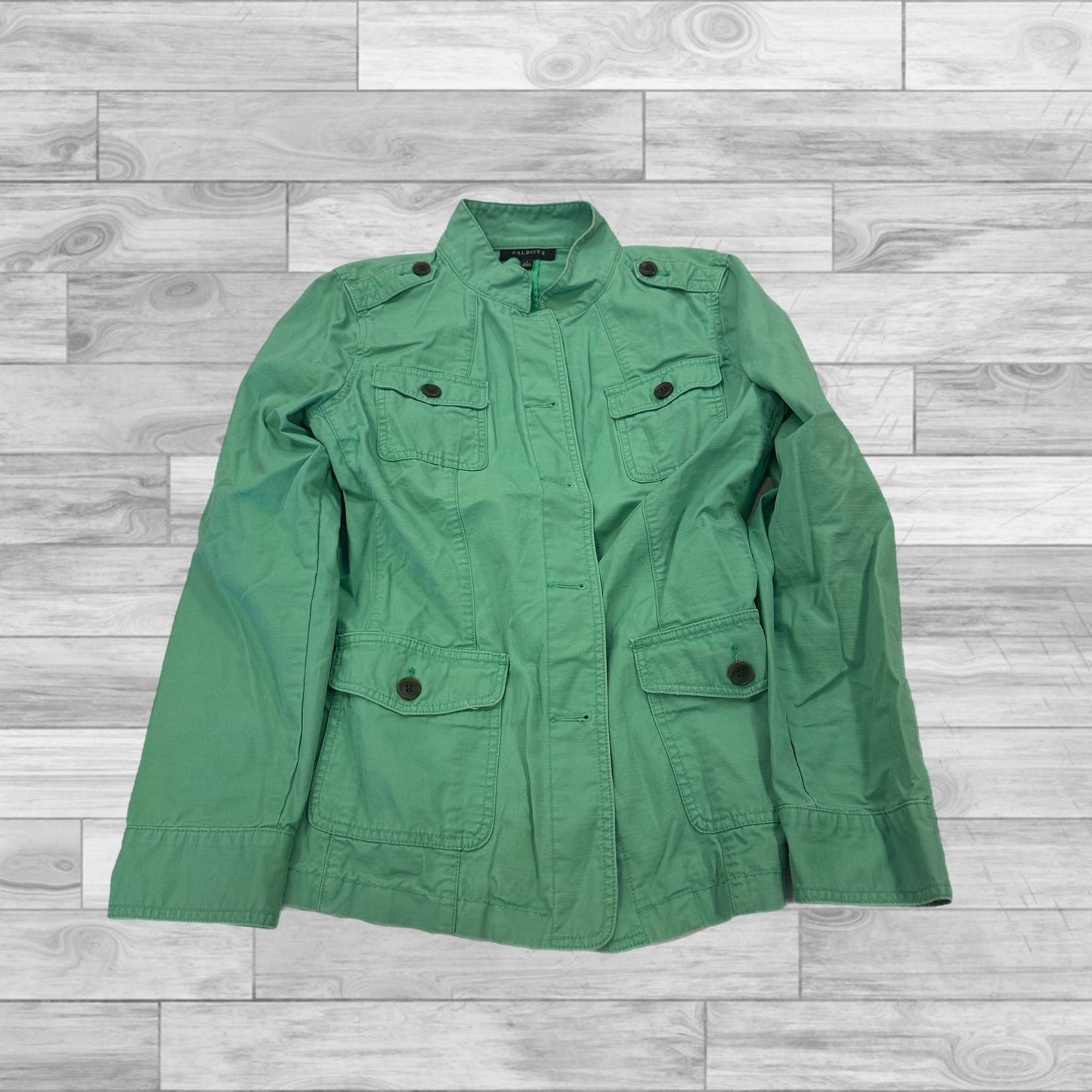 Jacket Other By Talbots In Green, Size: L