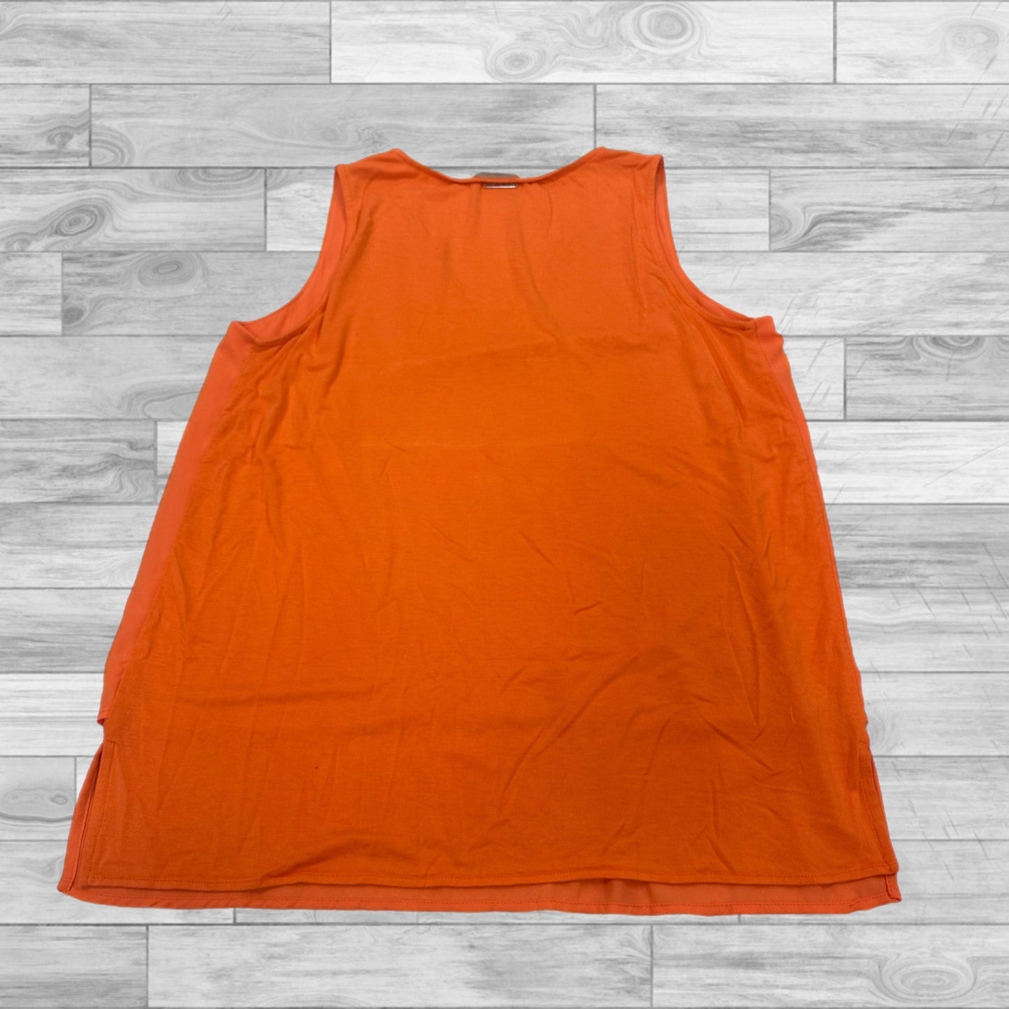 Top Sleeveless By Michael By Michael Kors In Orange, Size: L