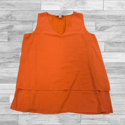 Top Sleeveless By Michael By Michael Kors In Orange, Size: L